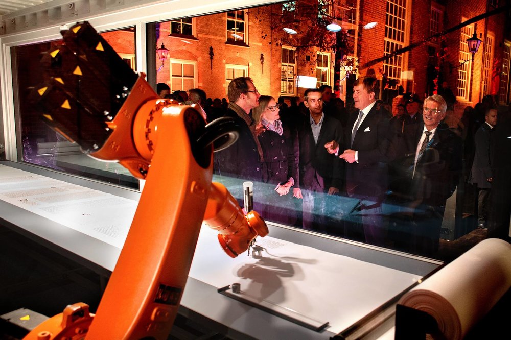 Un robot KUKA devient partie prenante de l’histoire de la civilisation néerlandaise